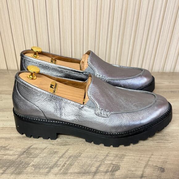 Caslon Millany Lug Sole Loafer Pewter Metallic Women’s Size 13M - Picture 4 of 15